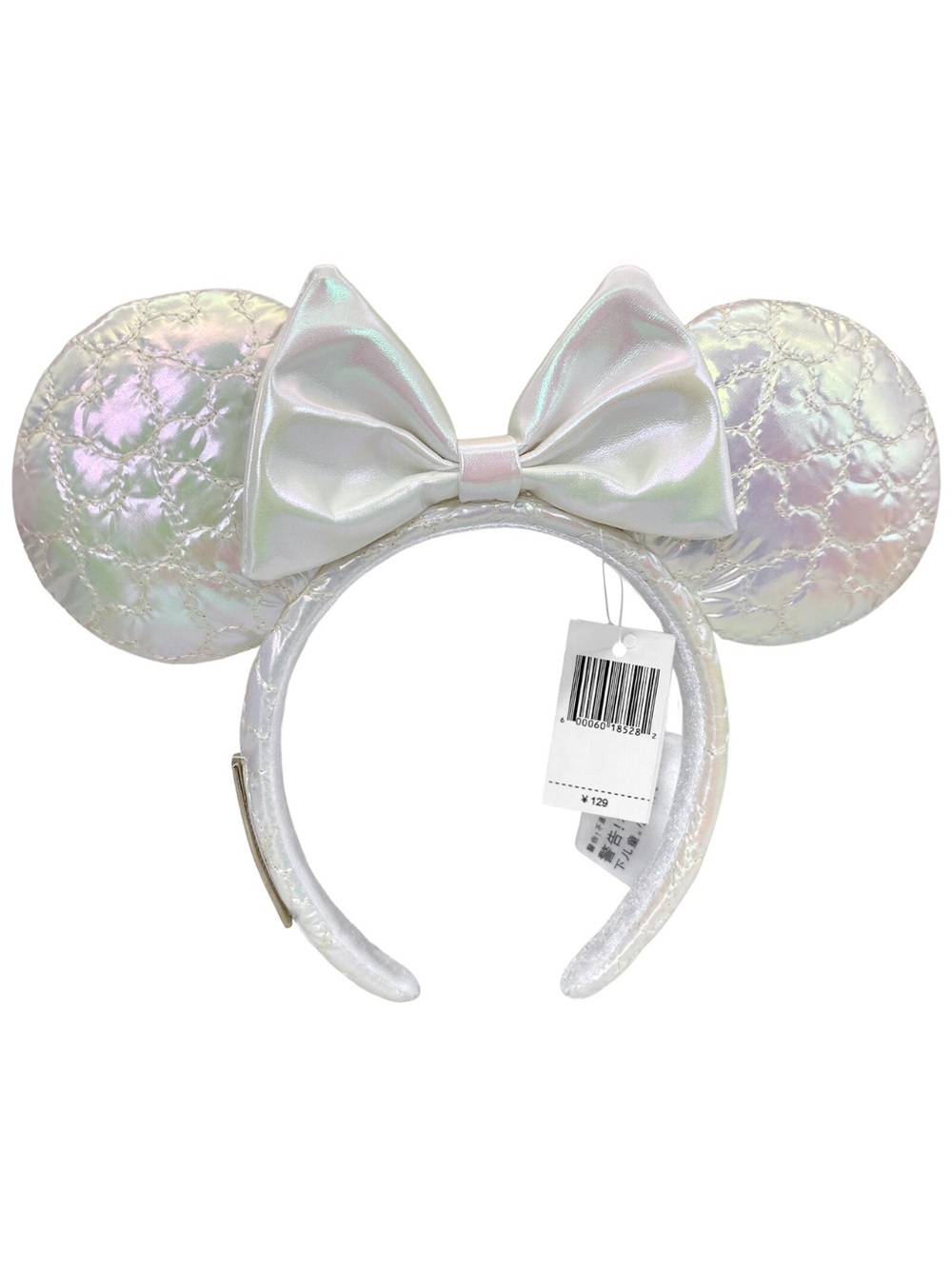 Icon Quilted Iridescent Minnie Mouse Ear Bow Disney Parks Loungefly Headband US